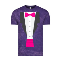 Cloud Purple pink tux tuxedo Vintage Tee - linhVisuals