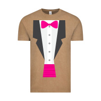 Vintage Coffee pink tux tuxedo Vintage Tee - linhVisuals