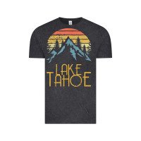 Vintage Black vintage lake tahoe california nevada retro t shirt Vintage Tee - linhVisuals
