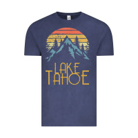 Vintage Denim vintage lake tahoe california nevada retro t shirt Vintage Tee - linhVisuals