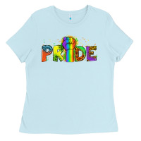 Baby Blue Western Pride Ladies Tee - BundleAndBundleShop