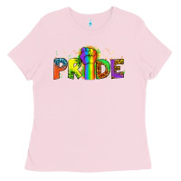 Bubblegum Pink Western Pride Ladies Tee - BundleAndBundleShop