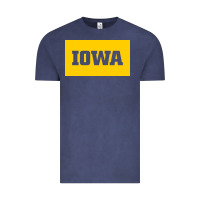 Vintage Denim University of Iowa, UIowa, Iowa, apparel Vintage Tee - linhVisuals