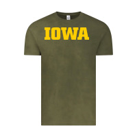 Vintage Olive university of iowa, Apparel Vintage Tee - linhVisuals
