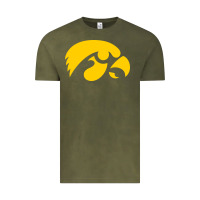 Vintage Olive university of iowa athletics teams gear Vintage Tee - linhVisuals