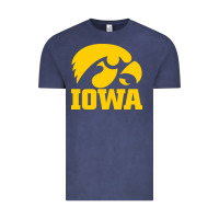 Vintage Denim university of iowa athletics teams gear Vintage Tee - linhVisuals