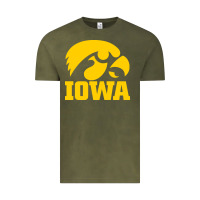Vintage Olive university of iowa athletics teams gear Vintage Tee - linhVisuals
