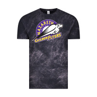 Cloud Black nazareth college golden Vintage Tee - linhVisuals