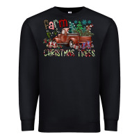 Black fram fresh christmas trees Premium Sweatshirt - SublimationCraftShop