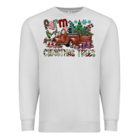 Dove Grey fram fresh christmas trees Premium Sweatshirt - SublimationCraftShop