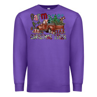 Purple fram fresh christmas trees Premium Sweatshirt - SublimationCraftShop