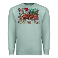 Seafoam fram fresh christmas trees Premium Sweatshirt - SublimationCraftShop