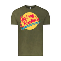 Vintage Olive johnny rockets Vintage Tee - linhVisuals