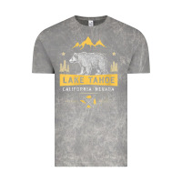Cloud Rock womens lake tahoe national park california nevada vintage bear men v n Vintage Tee - linhVisuals