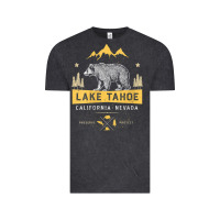 Vintage Black womens lake tahoe national park california nevada vintage bear men v n Vintage Tee - linhVisuals