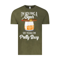 Vintage Olive cigar smoking tshirt smoking whiskey drinking dad tee gift Vintage Tee - linhVisuals