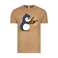 Vintage Camel penguin playing violin animal Vintage Tee - linhVisuals