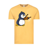 Penguin Playing Violin Animal Vintage Tee | Teevron