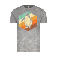 Cloud Rock penguin retro vintage style penguin Vintage Tee - linhVisuals