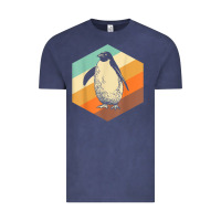 Vintage Denim penguin retro vintage style penguin Vintage Tee - linhVisuals