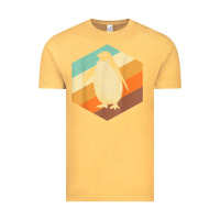 Vintage Mustard penguin retro vintage style penguin Vintage Tee - linhVisuals