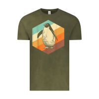 Vintage Olive penguin retro vintage style penguin Vintage Tee - linhVisuals