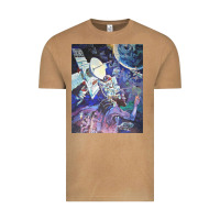 Vintage Camel spaceship earth mural Vintage Tee - linhVisuals