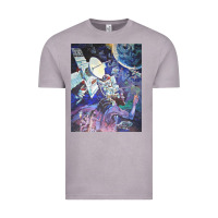 Vintage Zinc spaceship earth mural Vintage Tee - linhVisuals