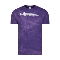 Cloud Purple musky pine forest fishing angler Vintage Tee - linhVisuals
