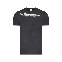 Musky Pine Forest Fishing Angler Vintage Tee | Teevron