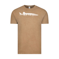 Vintage Coffee musky pine forest fishing angler Vintage Tee - linhVisuals