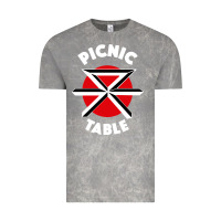 Cloud Rock picnic table parody Vintage Tee - linhVisuals