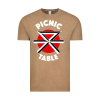 Vintage Coffee picnic table parody Vintage Tee - linhVisuals