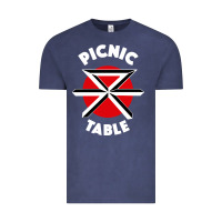 Vintage Denim picnic table parody Vintage Tee - linhVisuals