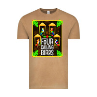Four Calling Birds Vintage Tee | Teevron