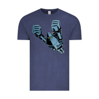 Vintage Denim gigantor tetsujin Vintage Tee - linhVisuals