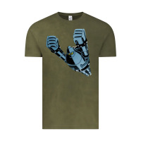 Vintage Olive gigantor tetsujin Vintage Tee - linhVisuals