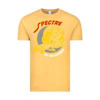 Vintage Mustard AC 130 Gunship New Spectre Vintage Tee - linhVisuals