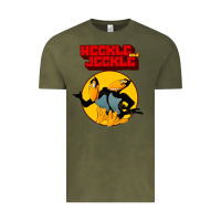 Vintage Olive heckle and jeckle Vintage Tee - linhVisuals