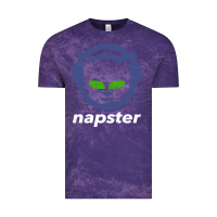 Cloud Purple napster Vintage Tee - linhVisuals