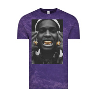 Cloud Purple Asap Rocky Vintage Tee - linhVisuals