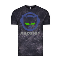 Cloud Black napster Vintage Tee - linhVisuals