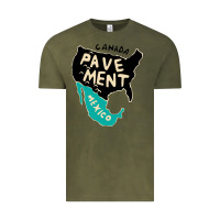 Vintage Olive pavement area Vintage Tee - linhVisuals