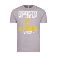 Vintage Zinc don't make me use bus driver voice school bus driver t shirt Vintage Tee - linhVisuals