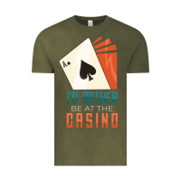Vintage Olive Casino Vintage Tee - linhVisuals