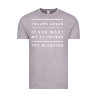 Vintage Zinc emt hoodie funny trauma queen attention bleeding fun gift Vintage Tee - linhVisuals