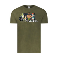 Vintage Olive ball fondlers Vintage Tee - linhVisuals