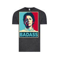 Vintage Black carol peletier badass the walking dead Vintage Tee - linhVisuals