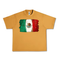 Peanut Butter Mexican Flag Urban Heavy Tee - texasbilliewilder