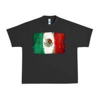 Pigment Black Mexican Flag Urban Heavy Tee - texasbilliewilder